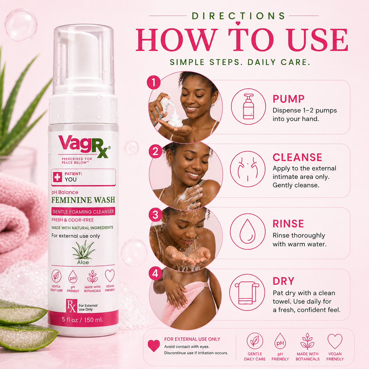 pH Balance Feminine Wash